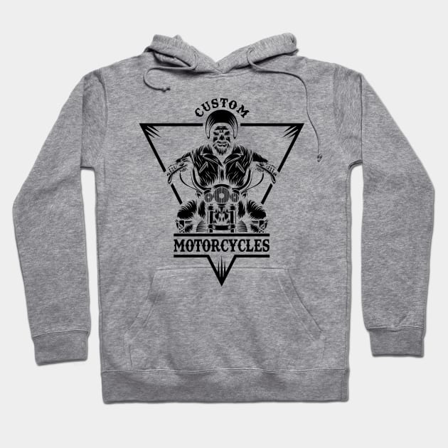 custome motorcycles Hoodie by ARRIGO